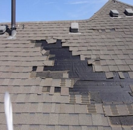 Strom & wind damage roof repair