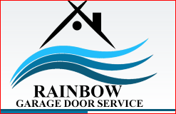 Rainbow Garage Door
